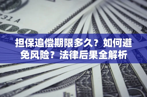 济南担保追偿期限多久？如何避免风险？法律后果全解析