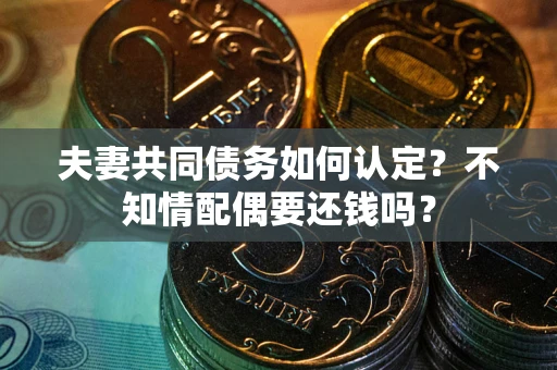济南夫妻共同债务如何认定？不知情配偶要还钱吗？
