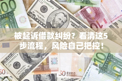 济南被起诉借款纠纷？看清这5步流程，风险自己把控！