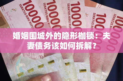 济南婚姻围城外的隐形枷锁：夫妻债务该如何拆解？