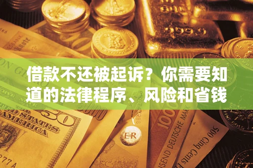 济南借款不还被起诉？你需要知道的法律程序、风险和省钱技巧